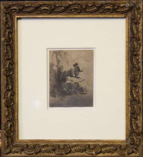 After Rembrandt, Framed Print