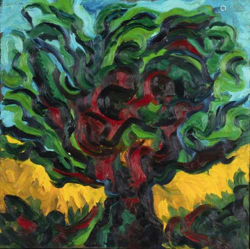 VITTORIO BELLINI (1936-2009)  Tree, 1990 Oil on canvas,