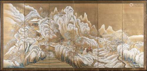 TAKAHASHI SÅHEI, attributed (1804-1835)  Snowy