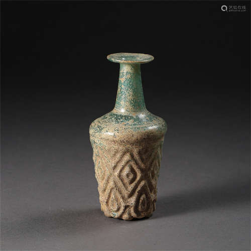 CHINESE GLASS VASE TANG DYNASTY