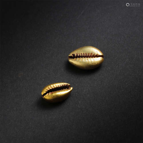 CHINESE PURE GOLD SHELL COIN SPRING AND AUTUMN PERIOD
