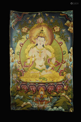 A Woven Thangka 