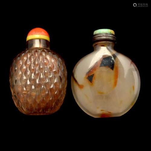 Two Chinese Snuff Bottles*