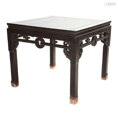 Chinese Rosewood Square Table*