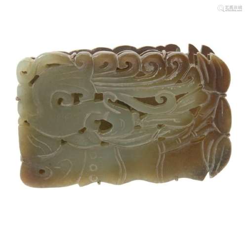 Chinese Jade Carving of Bamboo