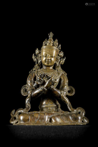 Bronze sculpture 'Vajradhara', Tibet or Nepal 17th century