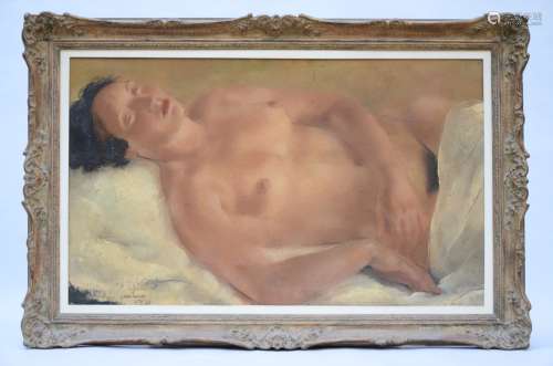 Leon Devos: painting o/c 'nude'