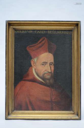 Anonymous: painting o/c 'portrait of cardinal Robertus Bellarminus'