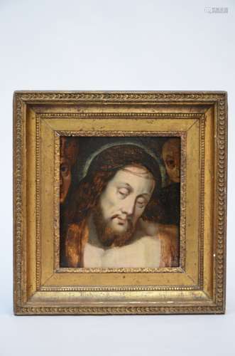 Flemish school: painting (fragment) o/p 'Christ'