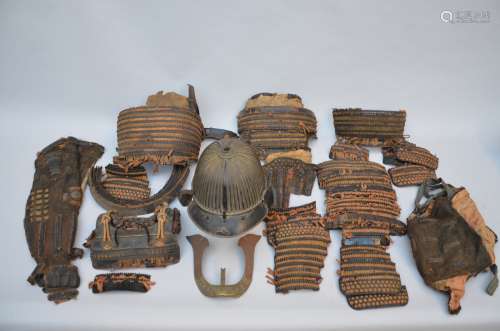 Japanese armor with helmet