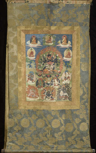 A Tibetan thanka 