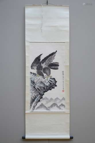 A Chinese scroll 'eagle'