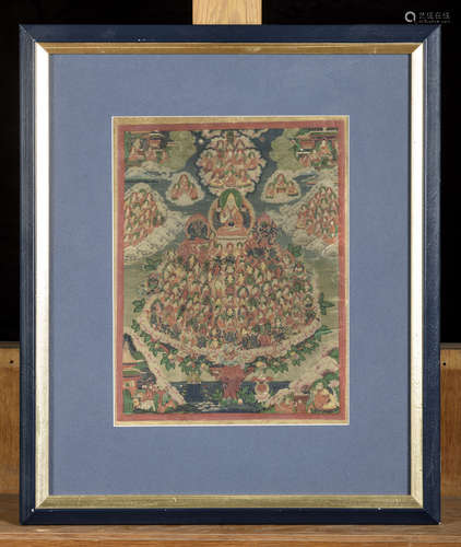 Tibetan thanka tsongkapa