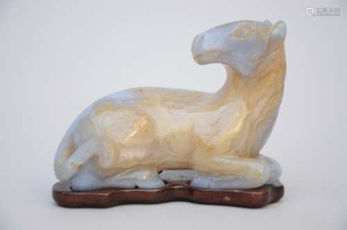 Chinese statue in agate 'horse'