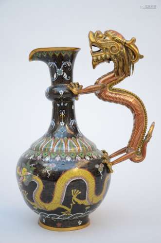 Chinese ewer in cloisonné 'dragon'