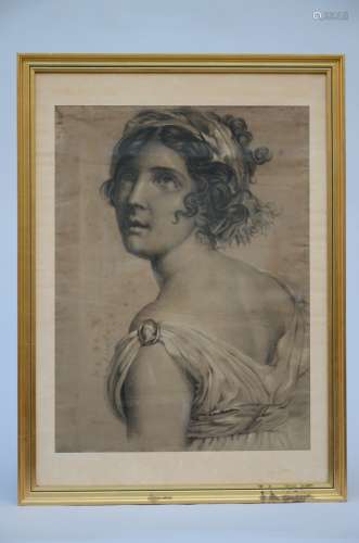 Neo classical drawing 'woman'