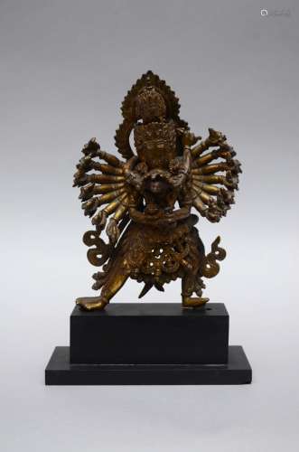 Gilt bronze sculpture 'Chakrasamvara', Nepal 17th/18th century