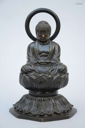 Japanese bronze buddha