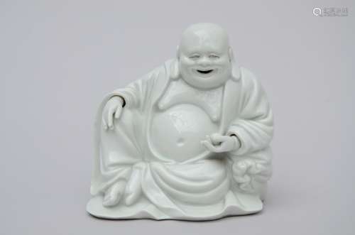 Statue in Blanc de Chine 'fat buddha'