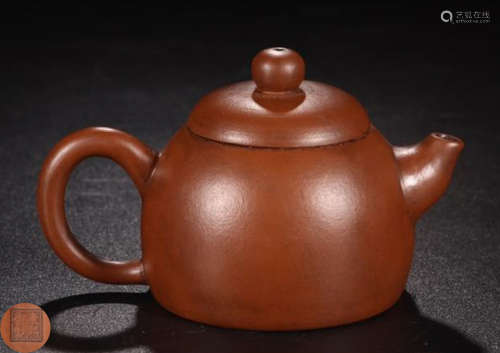 A ZISHA WITH RED MUD TEA POT