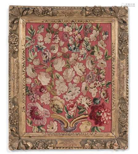 BRODERIE Application de fleurs de tapisserie au pe…