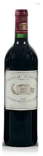 CHÂTEAU MARGAUX, Margaux, 1989 Six bouteilles. Cai…