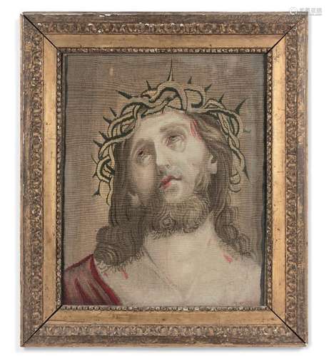 TAPISSERIE Figurant le Christ à la couronne d'épin…