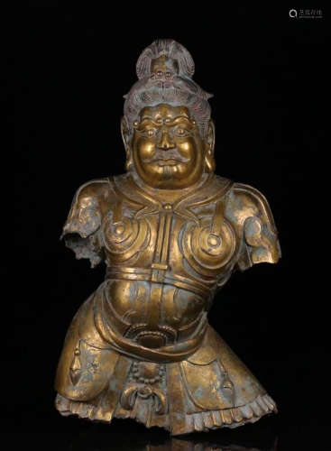 A GILT BRONZE 