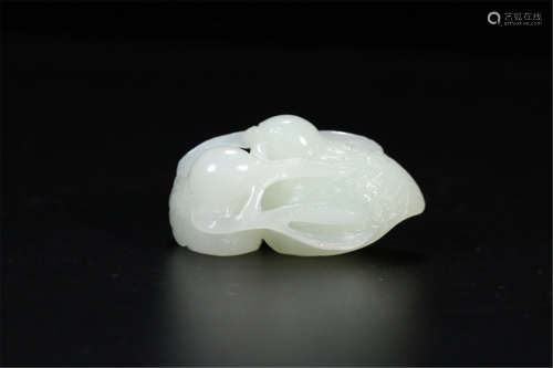 CHINESE JADE CARVED TABLE ITEM