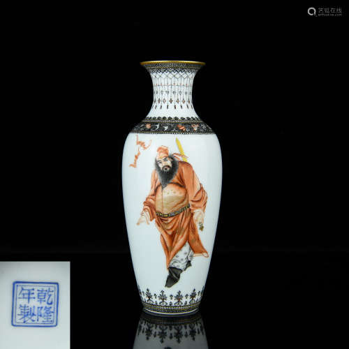 A Chinese Iron-Red Porcelain Vase