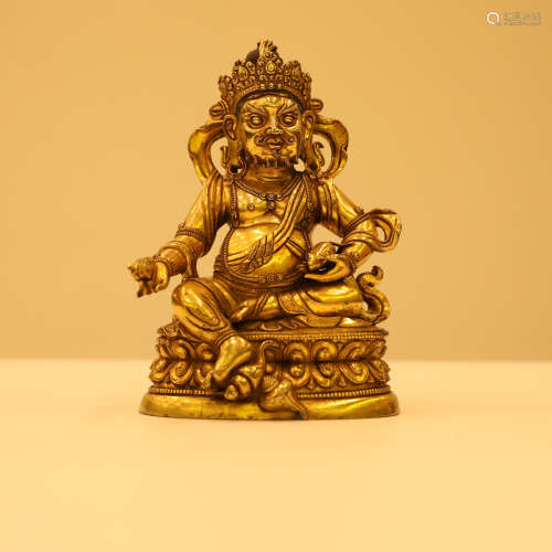 A Chinese Gilt Bronze Buddha