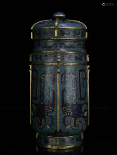 A Chinese Cloisonné Vase