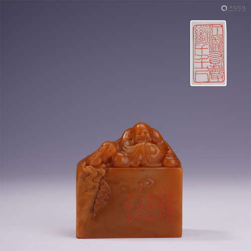 CHINESE TIANHUANG STONE LOHAN SEAL