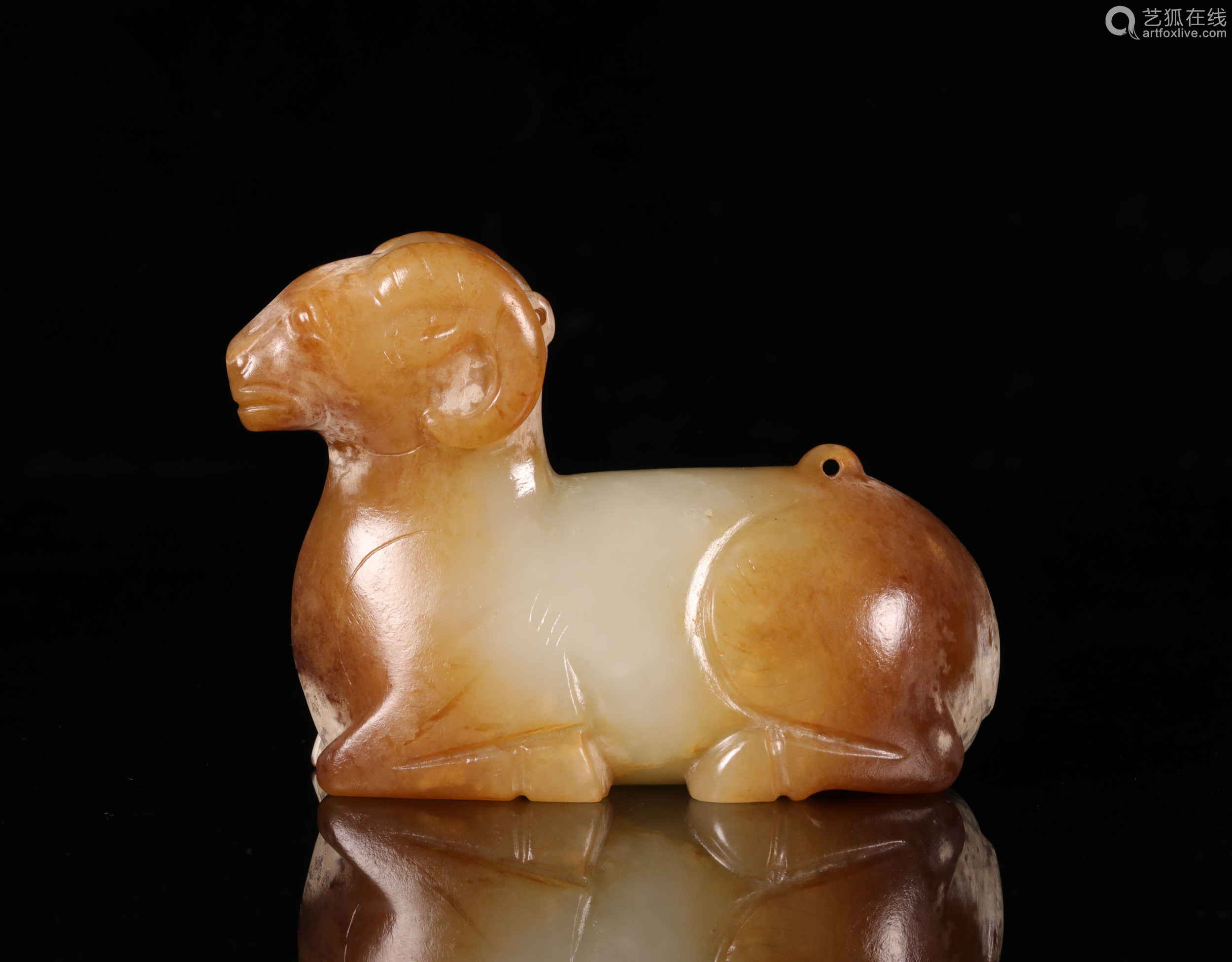 6868lot022168汉代玉羊