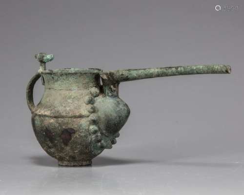 An Ancient Middle Eastern Bronze Vessel, Persian