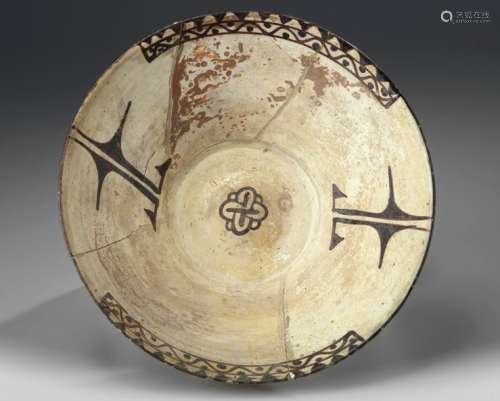 An islamic nishapur pottery bowl