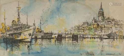 An oriental School painting of Istanbul