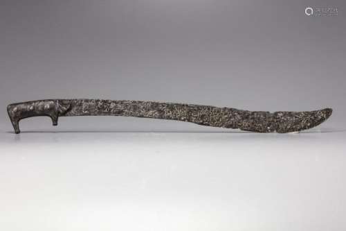 A medieval Spanish Iron sword