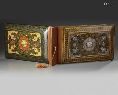 An ottoman lacquer Quran cover