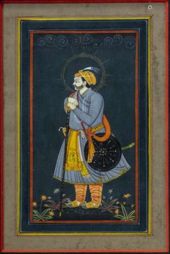 A Mughal prince miniature