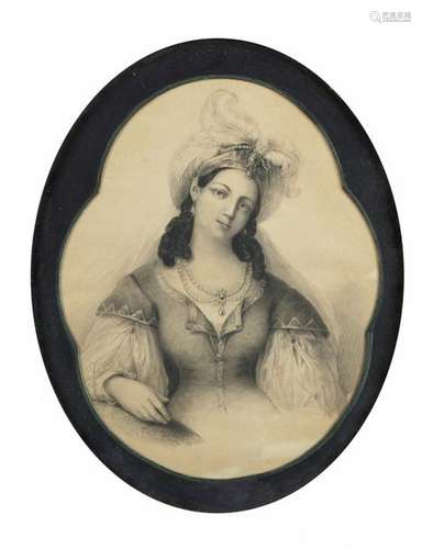 Portrait of a woman dressed up