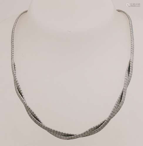 Zilveren choker