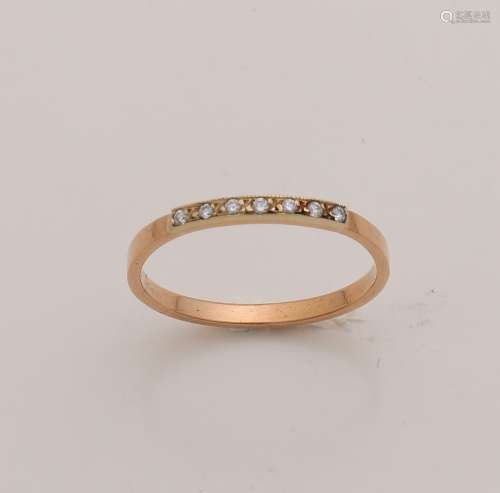 Gouden ring met diamant