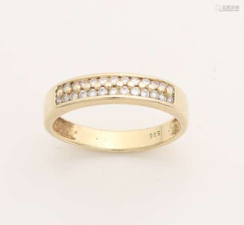 Gouden ring met diamant