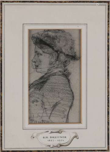 G. H. Breitner, Dame met hoed