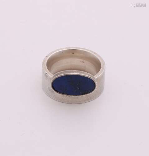 Zilveren ring lapis lazuli