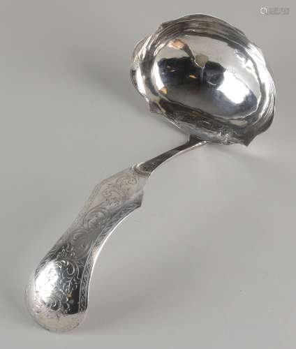 Zilveren sauslepel, 1881