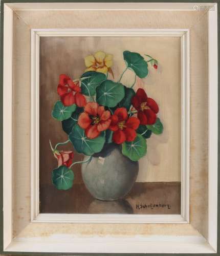 H. Schallenberg, Vaas met bloemen