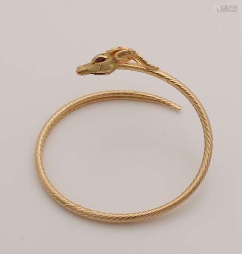 Gouden armband met bok