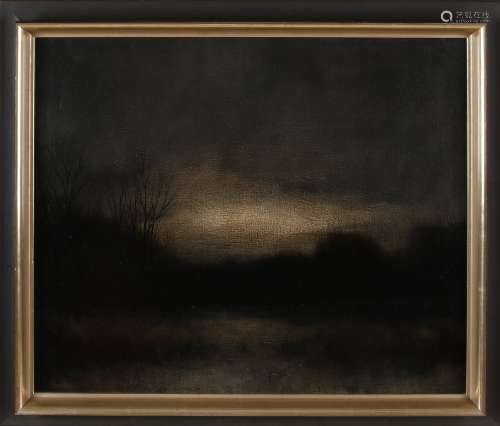 A.H. Koster, Landschap bij nacht